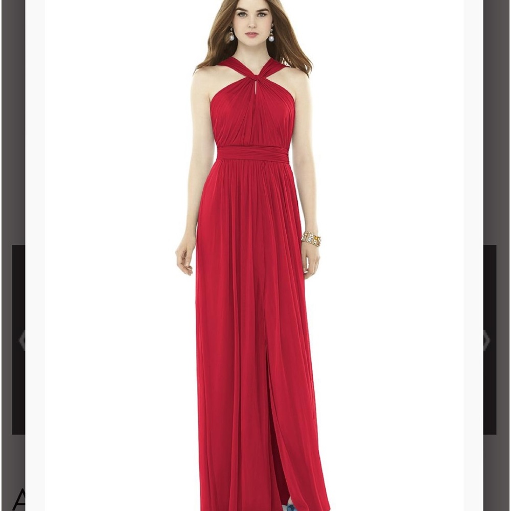 Hunter Green ALFRED SUNG Bridesmaid Dress